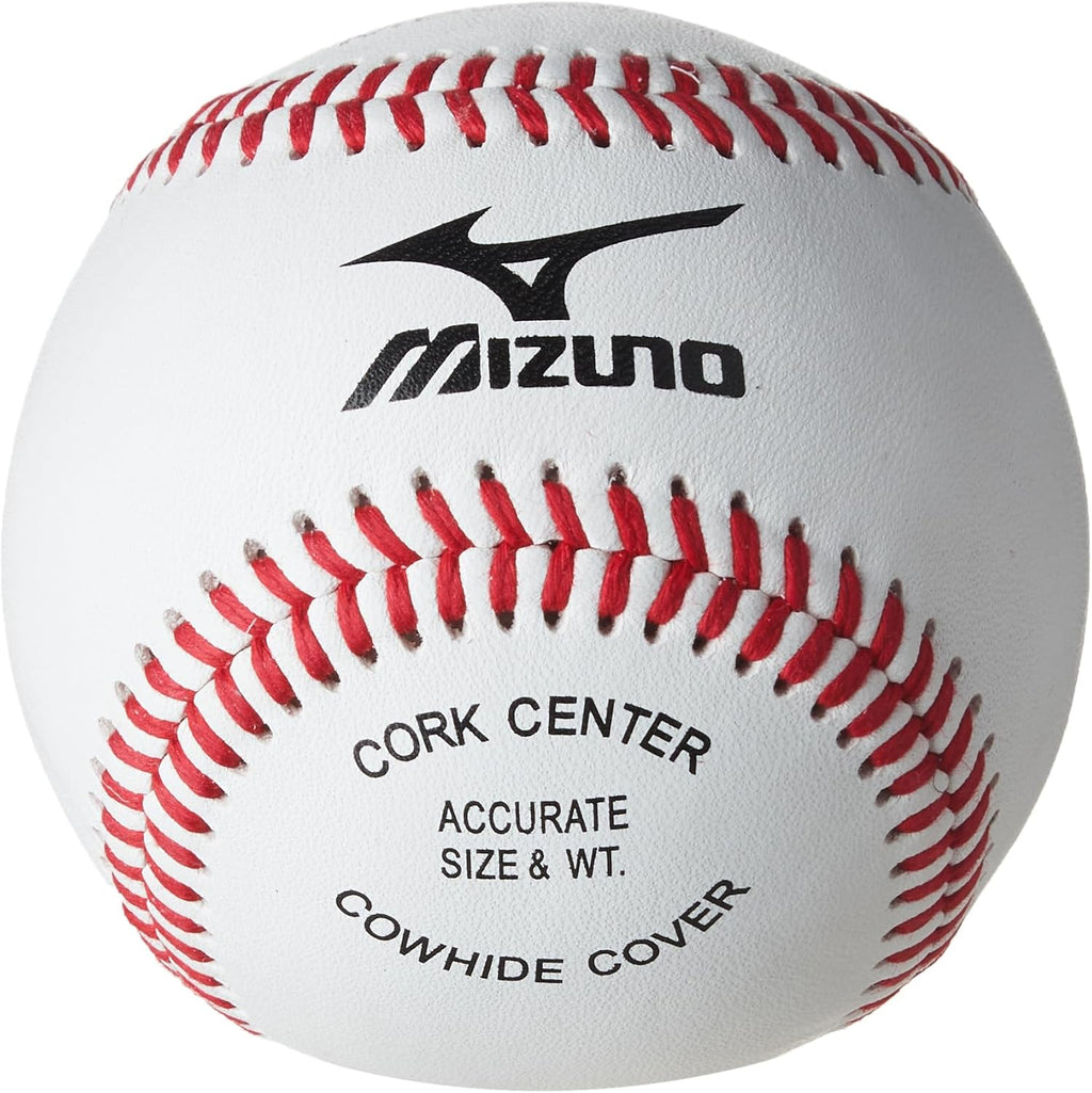Mizuno MB380 Flat Seam Baseball | White | Unisex | NO Size (0000)