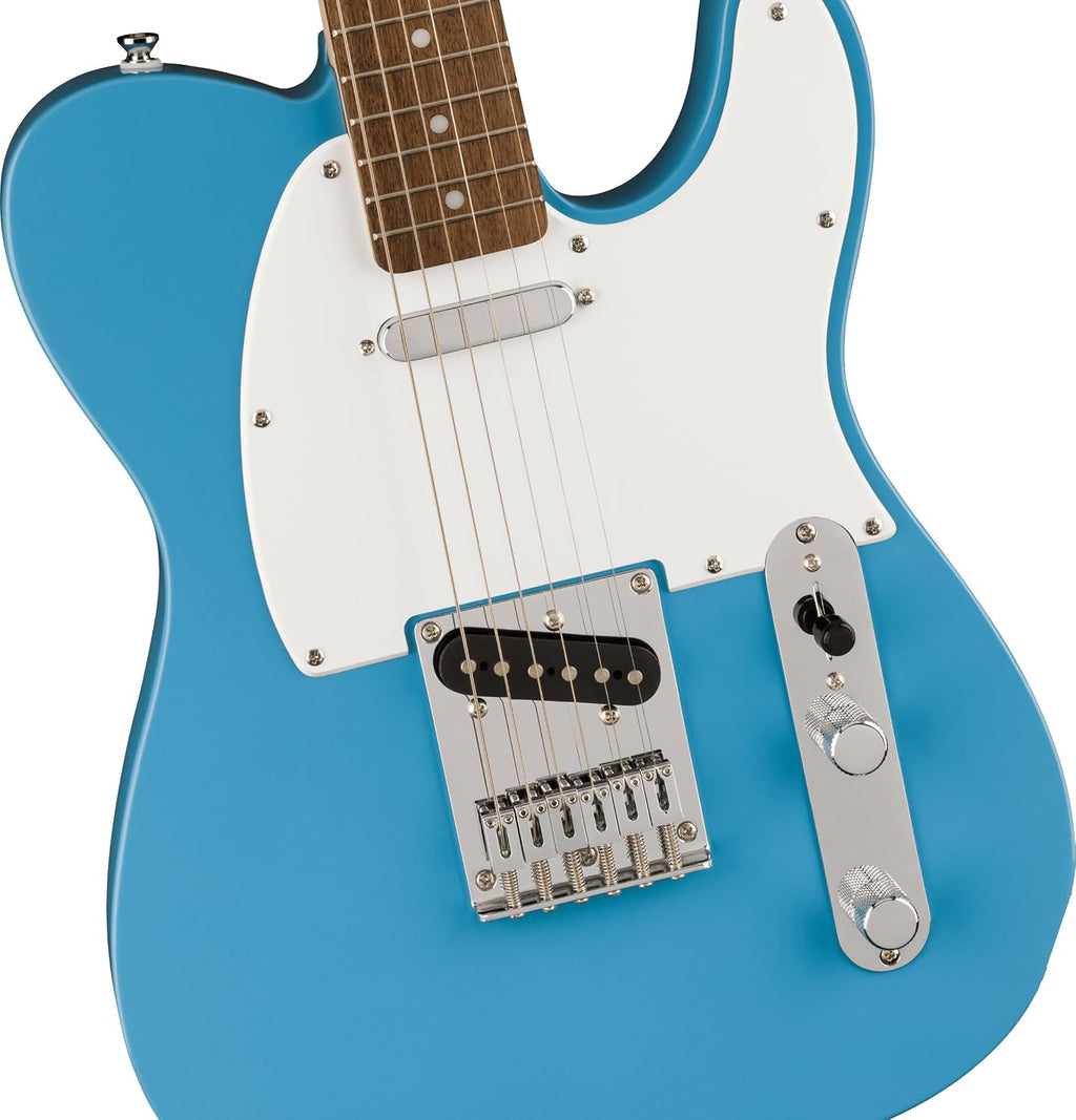 Squire Sonic Telecaster Electric Guitar, California Blue, Laurel Fingerboard