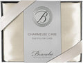 Branché Beauty Sleep Charmeuse Case | Silk Pillowcase for Healthy Skin and Hair | Queen/Standard - 20' x 28' / 51 x 71 cm | Crème