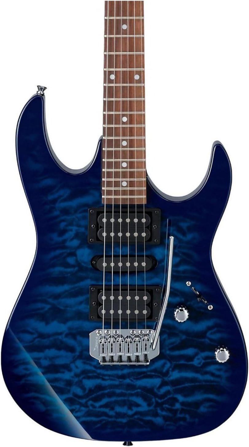 Ibanez GIO Series GRX70QA - Transparent Blue Burst