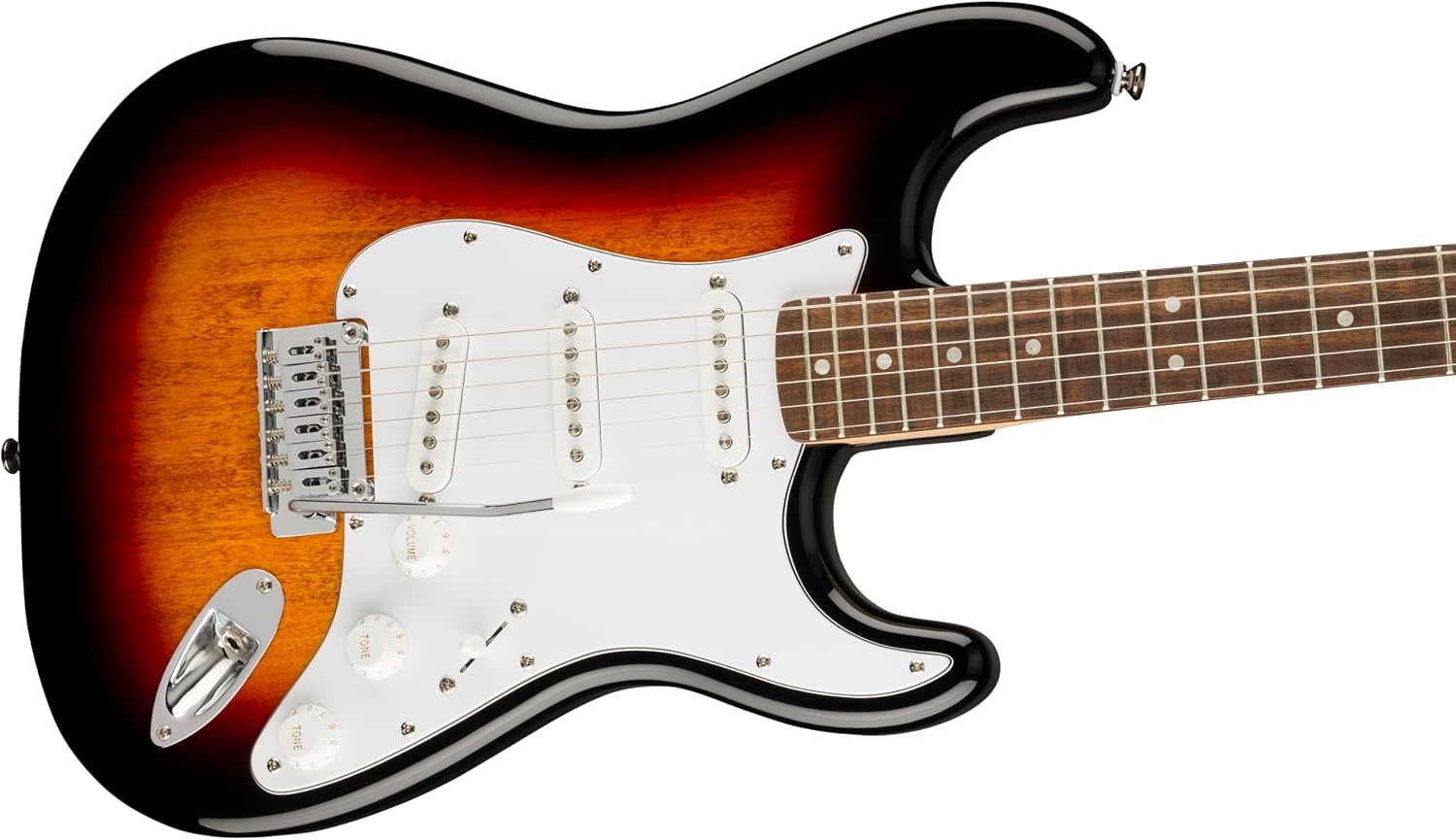 Squier Affinity Series Stratocaster Electric Guitar, with 2-Year Warranty, 3-Color Sunburst, Laurel Fingerboard
