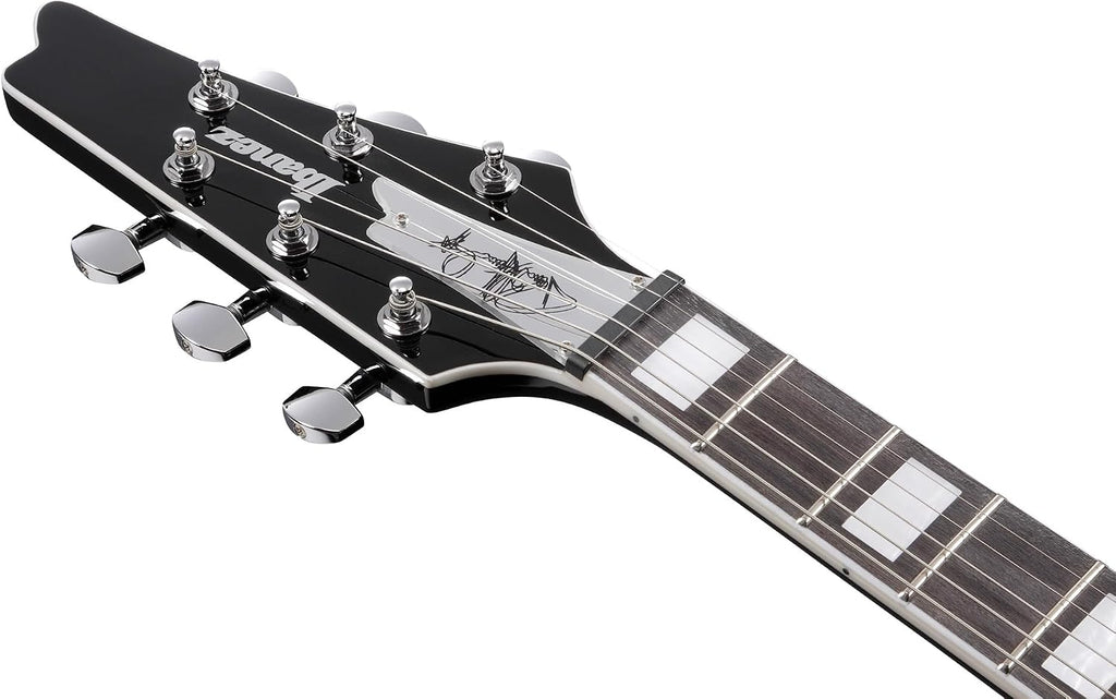 Ibanez PS60 Paul Stanley Electric Guitar - Black Bundle with Gig Bag, Tuner, Instrument Cable, Picks, Austin Bazaar Instructional DVD, and Polishing Cloth