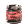 E-Z LOK Threaded Inserts for Metal 12L14 Carbon Steel Thread Inserts 1/4-28 Internal Threads, 3/8-16 External Threads, 0.375 Length, Pack of 20, Total 200 Count