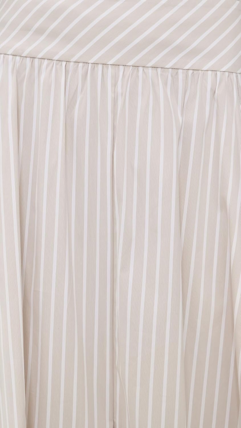 Theory Women's A-Line Stripe Skirt