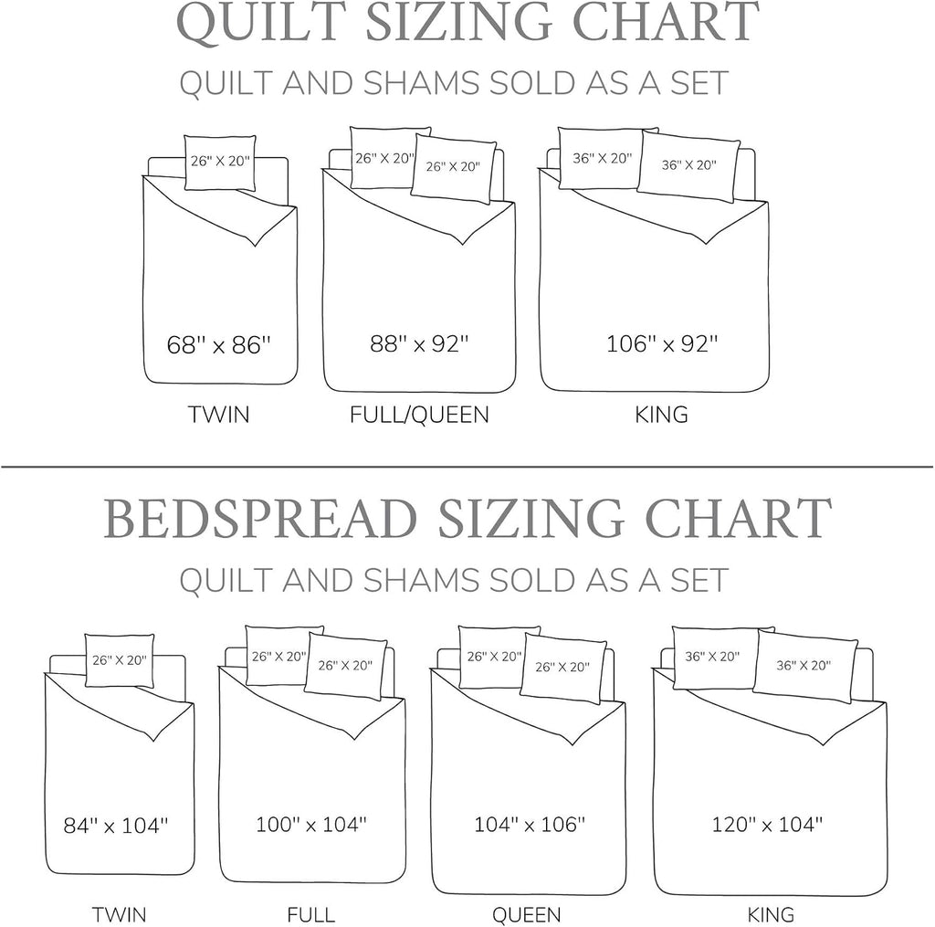 Levtex Home - Cross Stitch Bedspread Set - King Bedspread and Two King Shams - Cross Stitch Pattern - Bedspread (120x104in.) and Sham (20x36in.) - Cotton