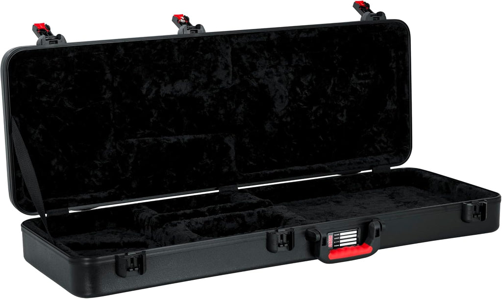 Gator Cases Molded Flight Case for Strat/Tele Style Electric Guitars with TSA Approved Locking Latch, (GTSA-GTRELEC)