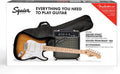Squier Sonic Series Stratocaster Pack - 2-color Sunburst