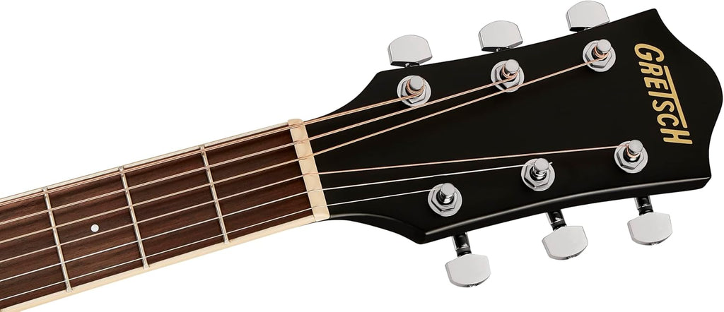 Gretsch Prelude D100 Dreadnought Acoustic Guitar, Beginner Guitar, Black