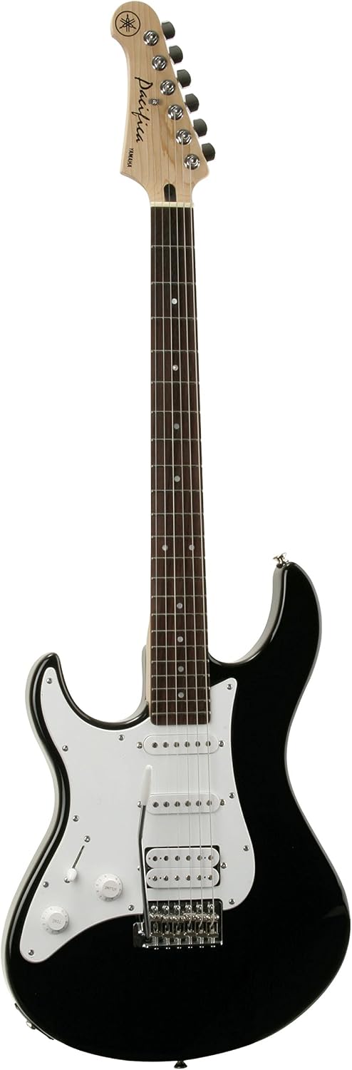 Yamaha Pacifica PAC112JL BL Left-Handed Electric Guitar, Black