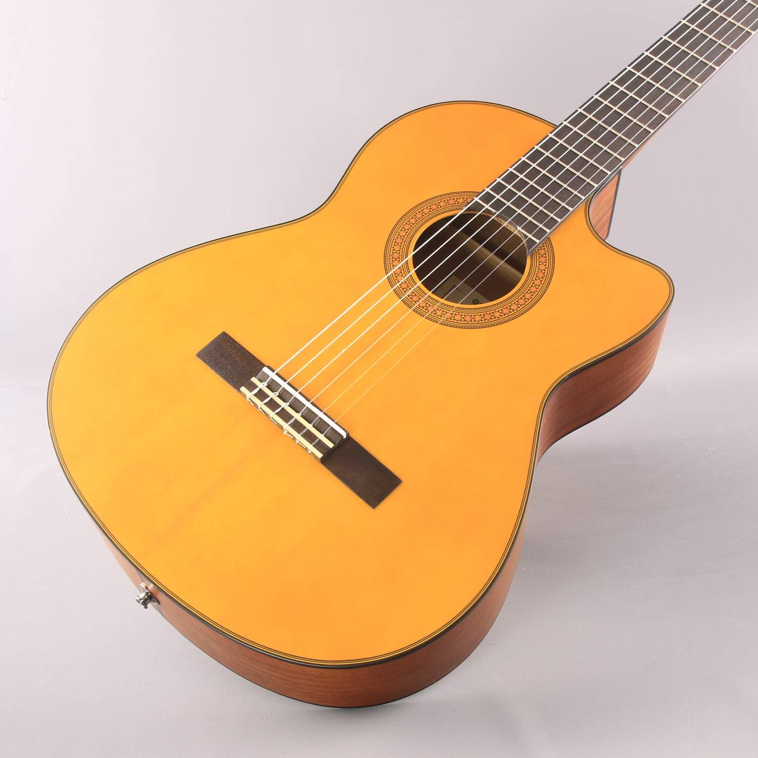 Yamaha CGX122MSC Classical Acoustic-Electric Guitar, Solid Spruce Top