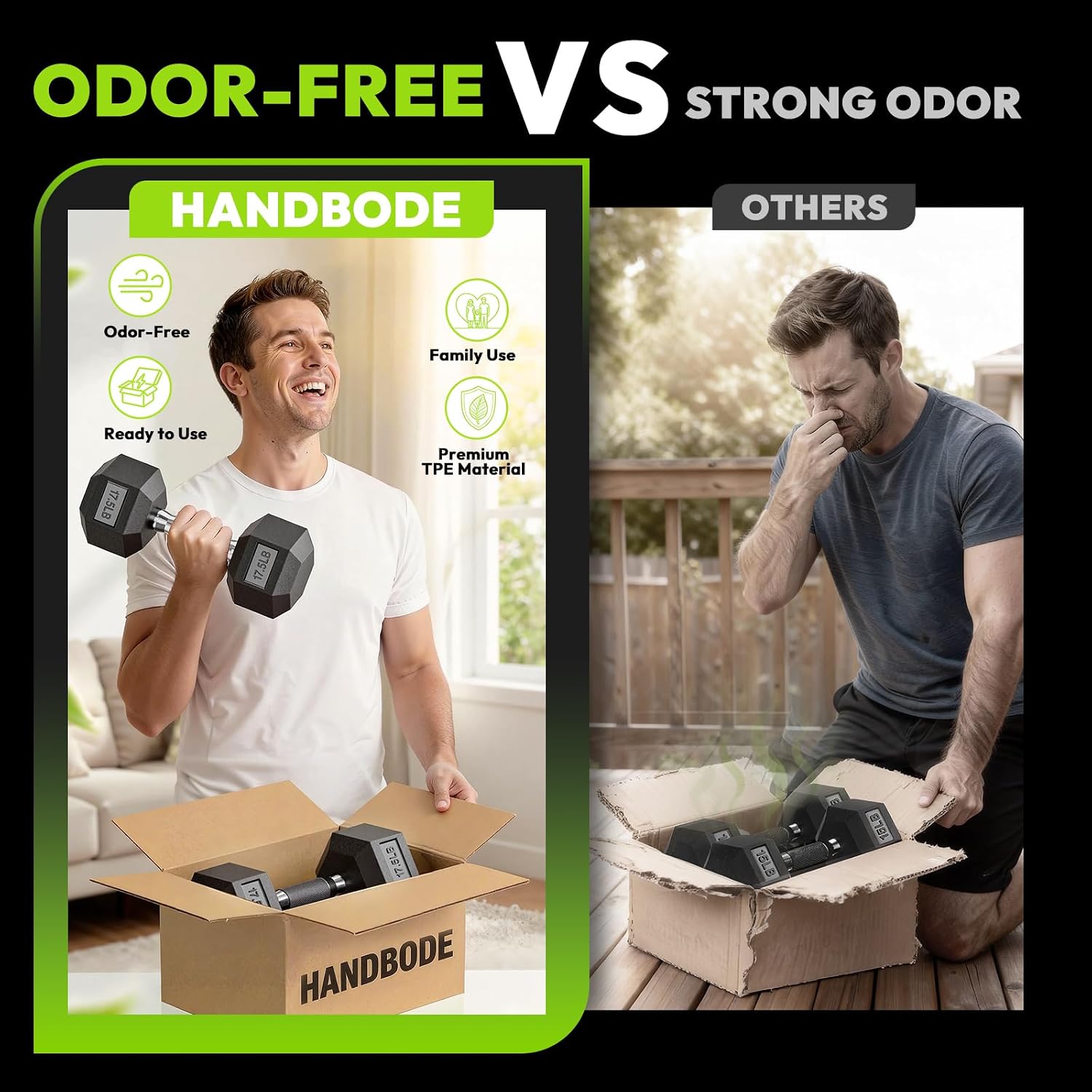 Hex Dumbbell Sets with Rack, 90-640 lb Rubber Encased Exercise & Fitness Dumbbells Set, Hand Weight for Strength Training, Weight Dumbbells