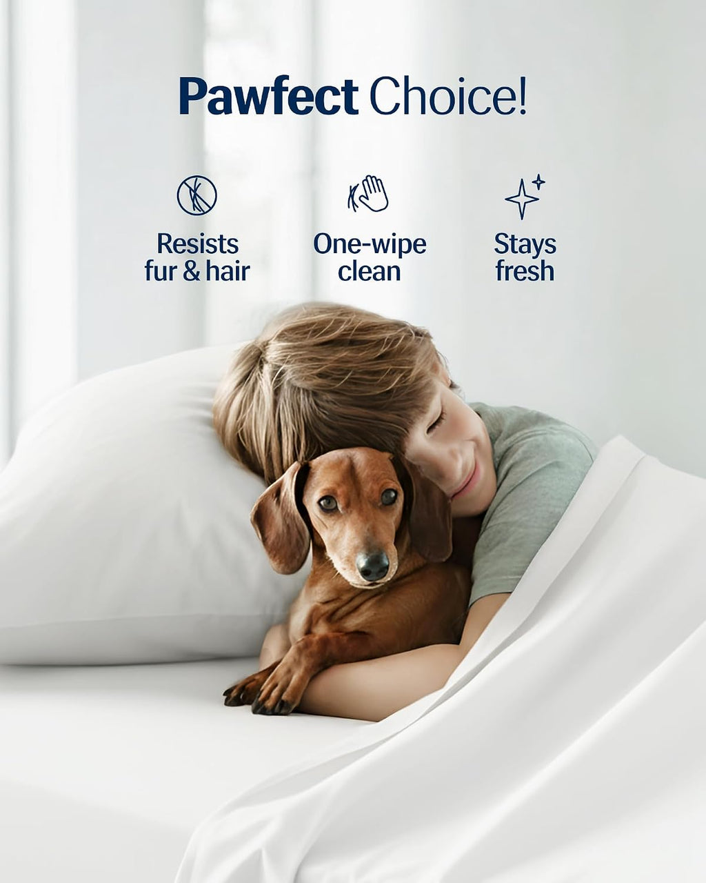 REST® Evercool®+ Cooling Sheet Set, Full Size, Arctic White, Breathable Bed Sheets for Hot Sleeper and Night Sweats, with Pillowcases, with Ionic+ Self-Cleaning Silver Yarn for Sensitive Skin, 4PCS