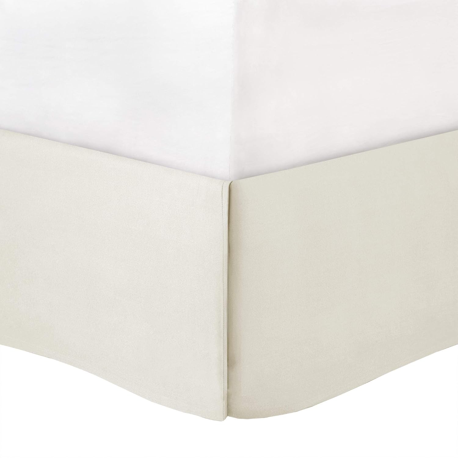Madison Park Laurel Cozy Comforter Set - Traditional Tufted Faux Silk Design, All Season Down Alternative Bedding with Matching Shams, Decorative Pillow, Ivory King(104'x92') 7 Piece