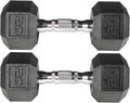 PVC Hex Dumbbell with Chrome Ergonomic Handle – Durable Noise-Reducing PVC Coated Dumbbells Weights for Strength Training, Bodybuilding, Lifting Home Gym – 5 lbs to 50 lbs Pack 1, 2 & 4