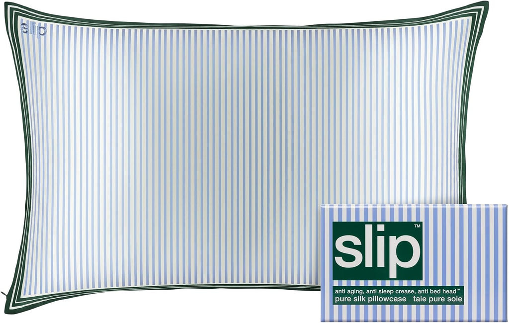 slip The Original Queen Pure Silk Pillow Case - 100% Pure 22 Momme Mulberry Silk - Queen Size Standard Pillow Case - Anti-Aging, Anti-BedHead, Anti-Sleep Crease, The Lodge (20' x 30')