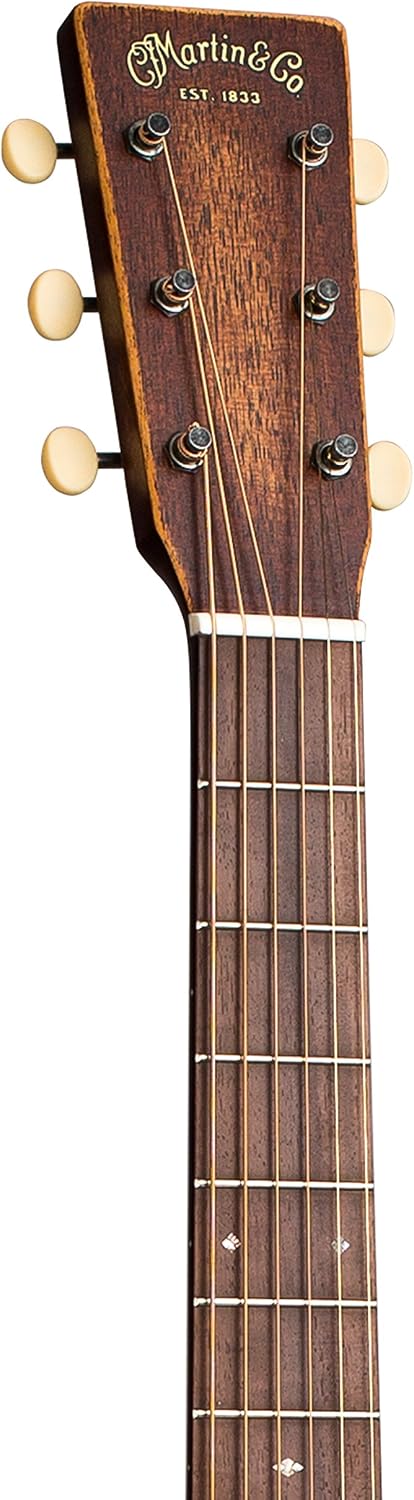 Martin 000-15M StreetMaster® Acoustic Guitar All-Solid Mahogany Top, Back & Sides | Distressed Satin Finish | Non-Scalloped Spruce X-Bracing | 000 Auditorium Body Size | 25.4' Long Scale