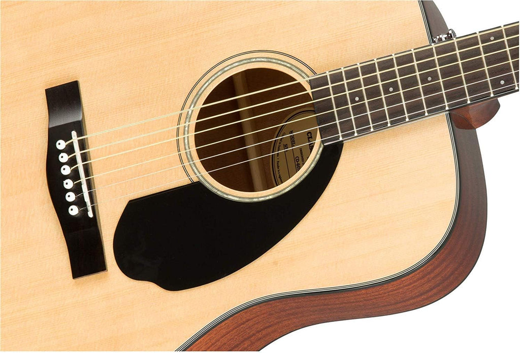 Fender CD-60S Dreadnought Acoustic Guitar, with 2-Year Warranty, Natural
