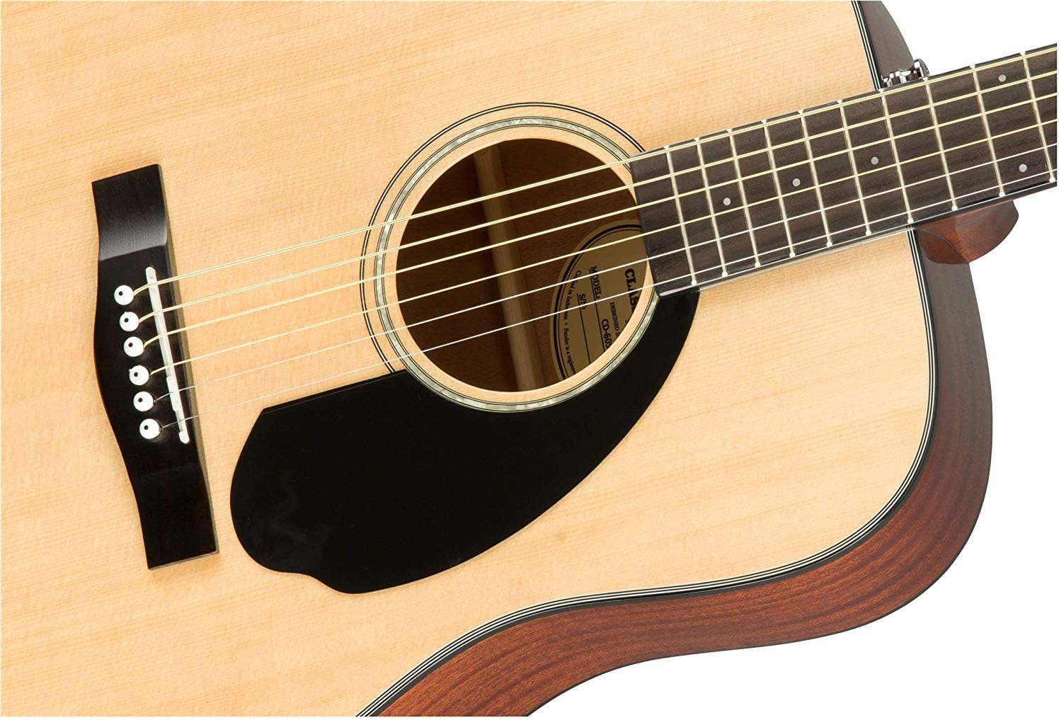 Fender CD-60S Dreadnought Acoustic Guitar, with 2-Year Warranty, Natural