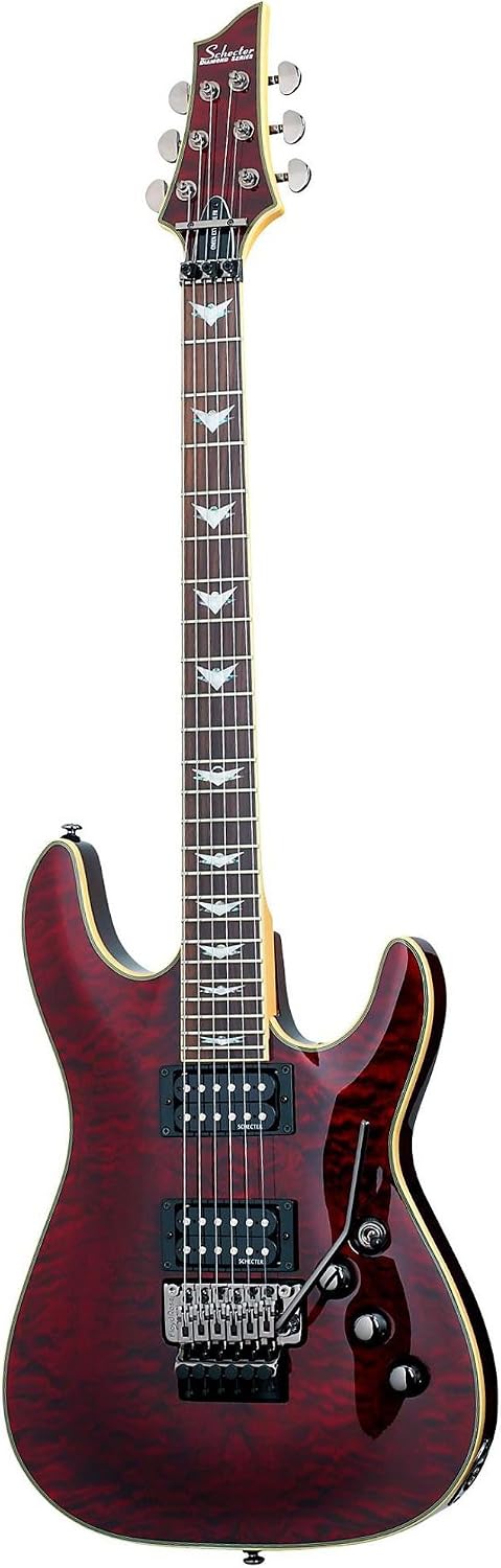 Schecter Omen Extreme-6 FR Electric Guitar - Black Cherry