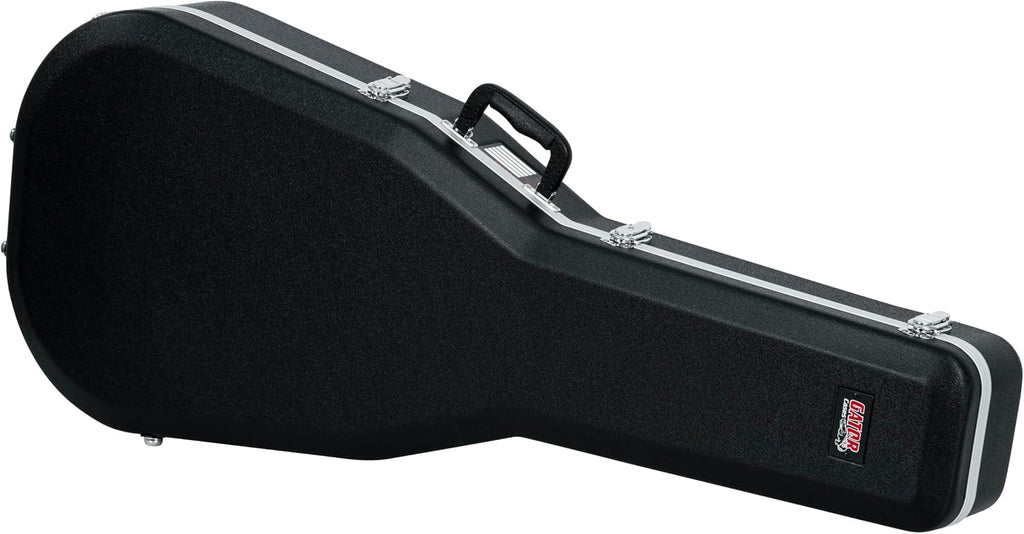 Gator Cases Deluxe ABS Molded Case for 12-String Acoustic Guitars, Fits Dreadnought Styled 12-String Acoustic Guitars (GC-DREAD-12)