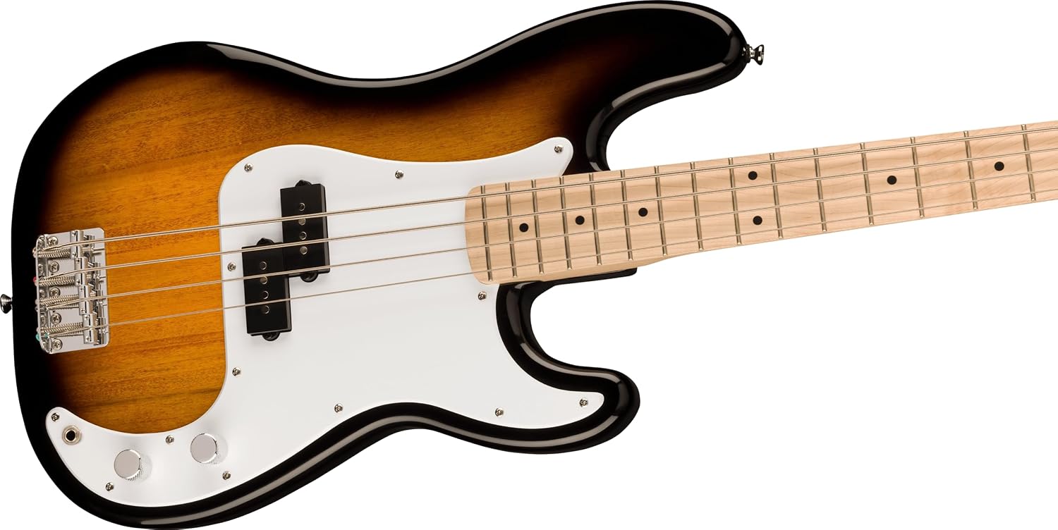 Squier Squier Sonic Precision Bass, 2-Color Sunburst, Maple Fingerboard