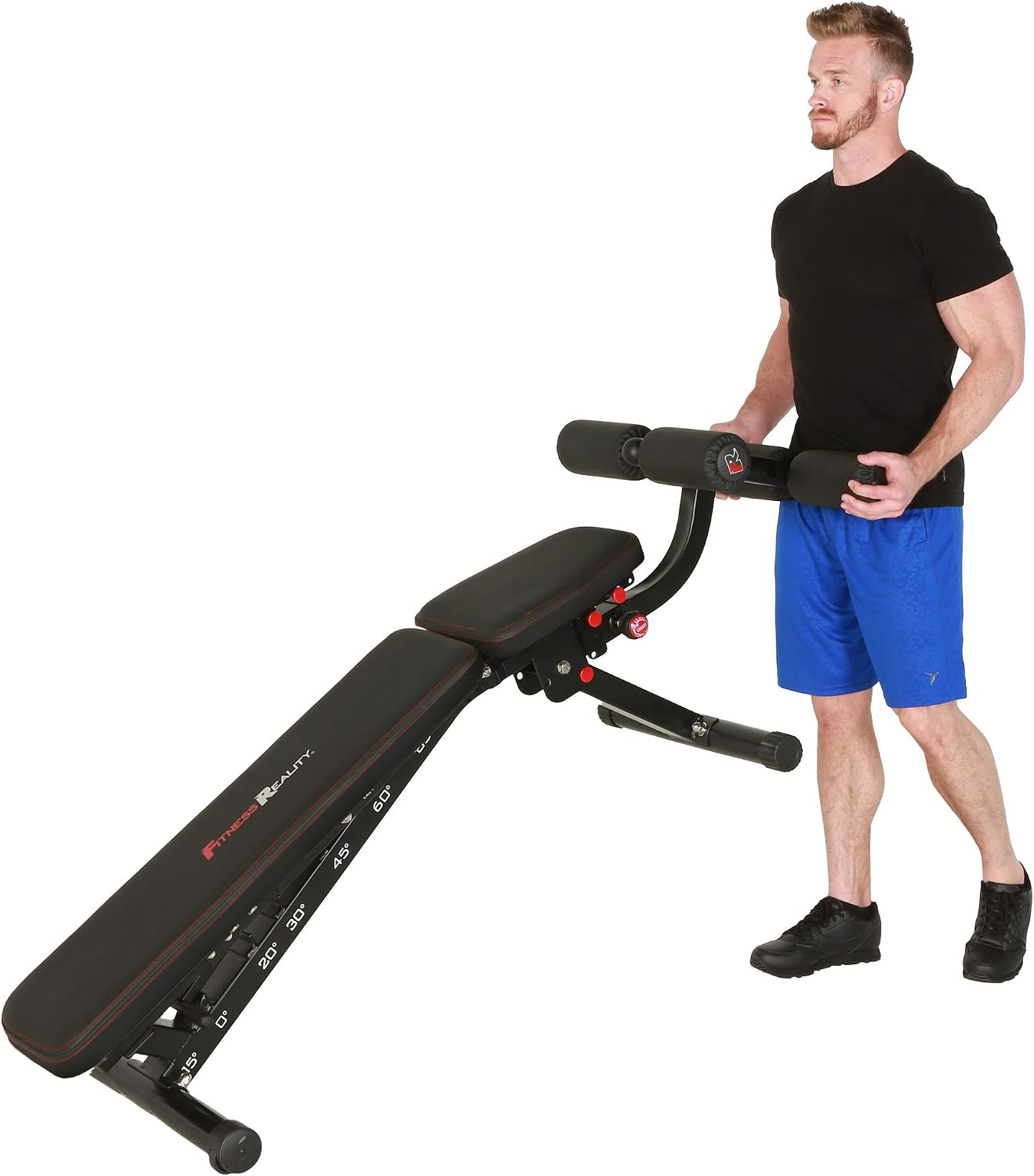 Fitness Reality 2000 Super Max XL High Capacity NO Gap Weight Bench with Detachable Leg Lock-Down