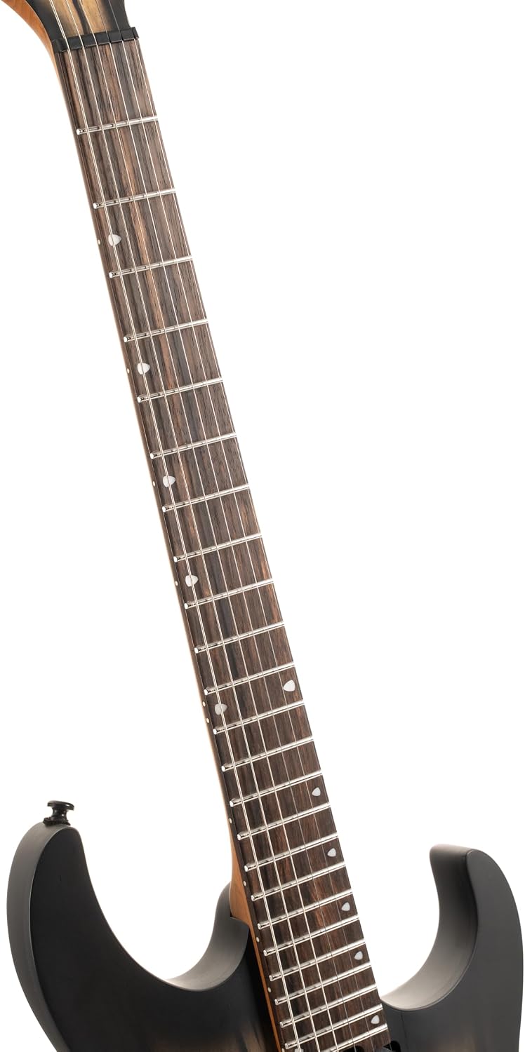 Cort KX500 6-String Pale Moon Electric Guitar, Natural Black Burst