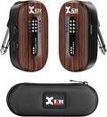 Xvive A58 Wireless Guitar System 5.8GHz Wireless Guitar Transmitter Receiver for Active or Passive Pickup Electric/Acoustic Bass, Rosewood