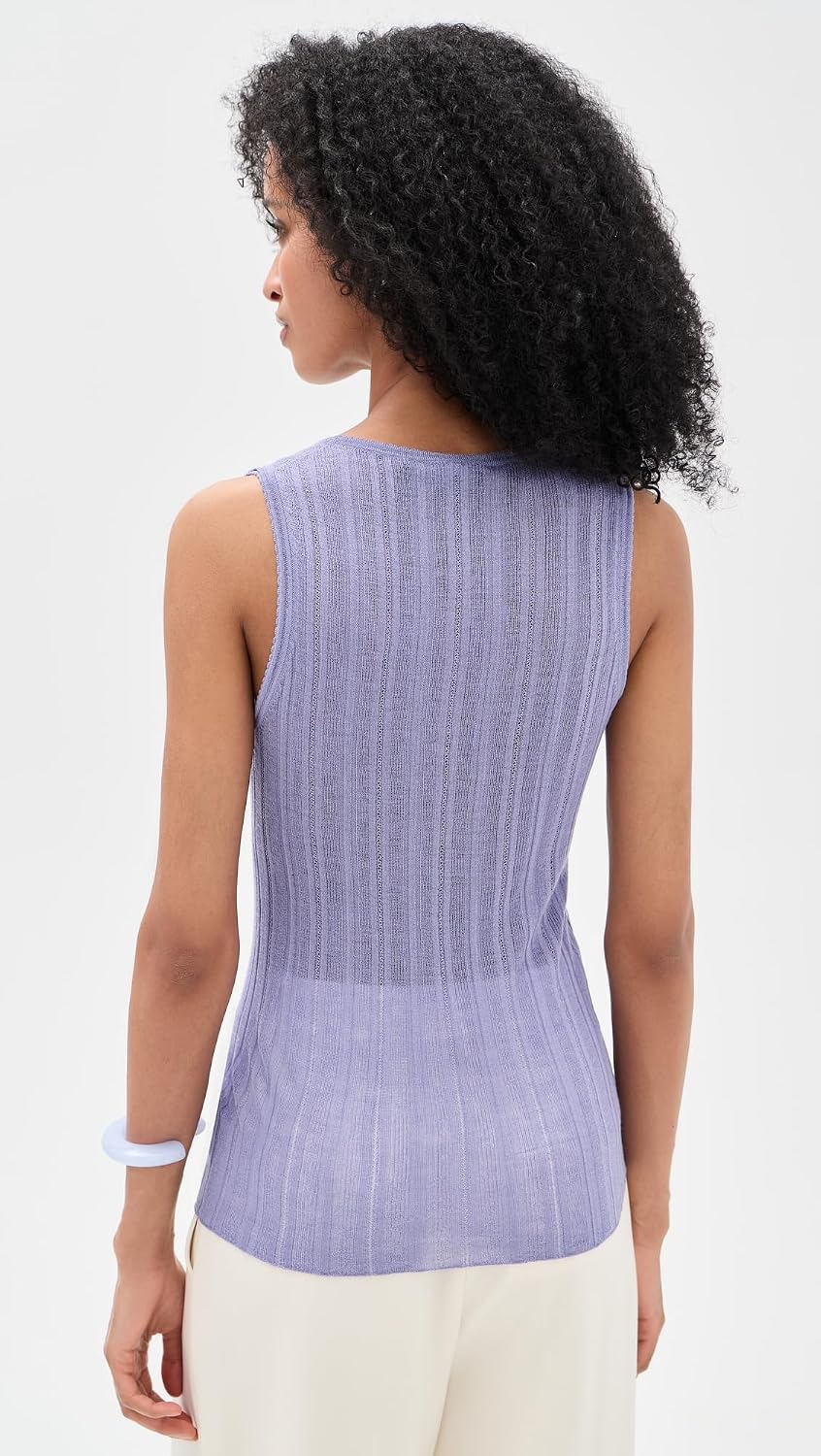 Theory Women's Scoop Pointelle Tank