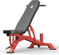 Weight Bench, Adjustable Workout Bench for Home Gym Full Body Workout, 1300LBS Weight Capacity Bench Press, Flat/Incline Bench with 33' Extra-Long Backrest & Wheels