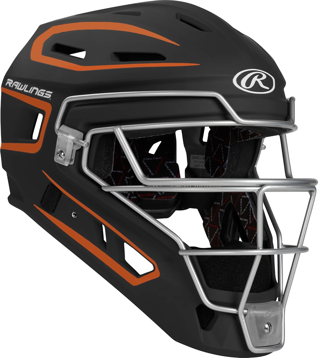 Rawlings | Velo 2.0 Catcher's Helmet | Baseball | Junior & Senior Sizing | Multiple Colors