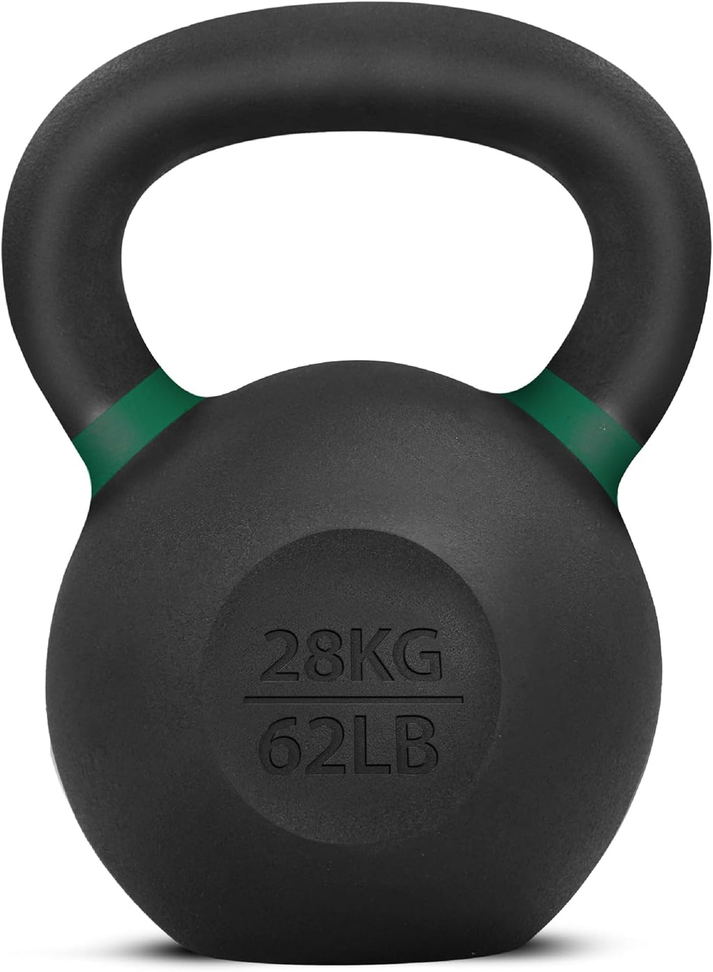 Yes4All Powder Coated Kettlebell, Cast Iron Core Kettlebells with Non-Slip Handle & Flat Bottom for Conditioning, Heavy Duty for Strength Training, 9lb to 71lb - Single & Pair