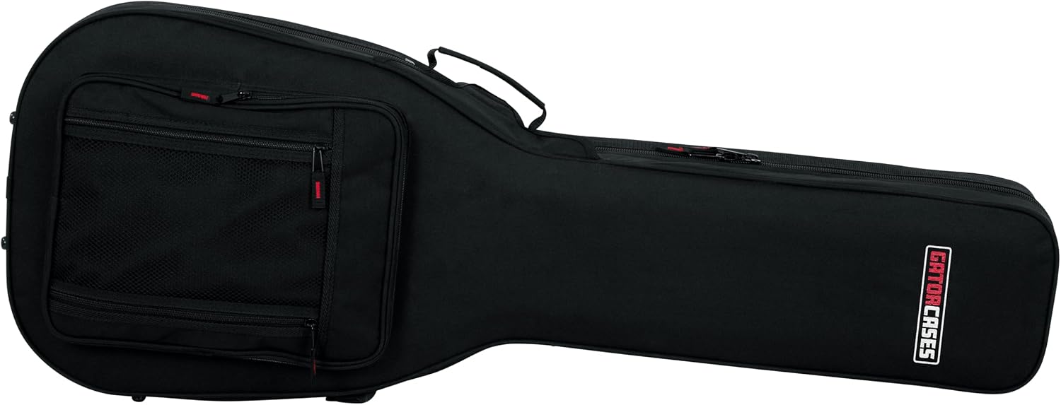 Gator Cases Lightweight Polyfoam Guitar Case For Double Cut Away Electric Guitars (GL-SG)