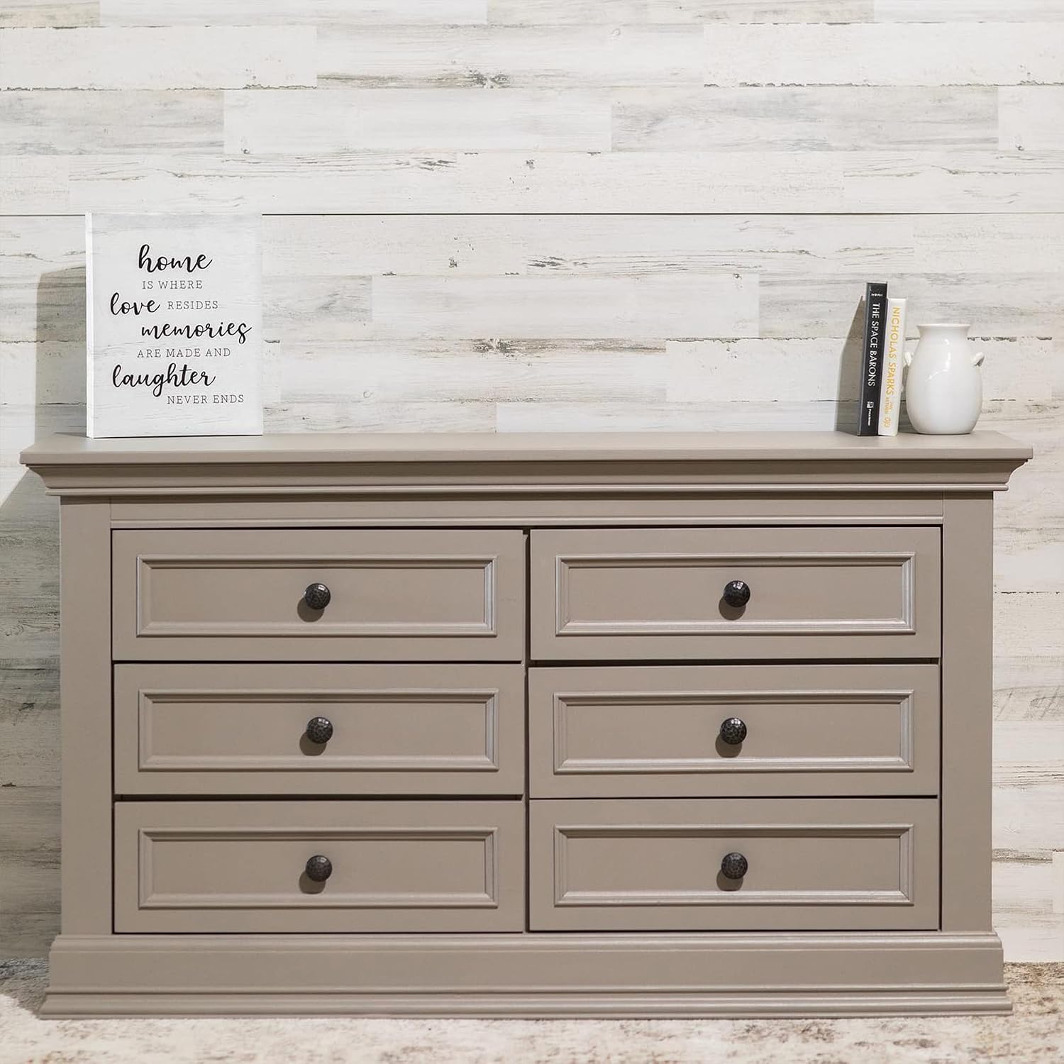 Beyond Paint BP19 Furniture, Cabinets and More All-in-One Refinishing Paint Gallon No Stripping, Sanding or Priming Needed, Pebble