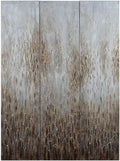 Empire Art Direct Abstract Wall Art Textured Hand Painted Canvas by Martin Edwards, Triptych, 72' x 18' each, Dreamy Field