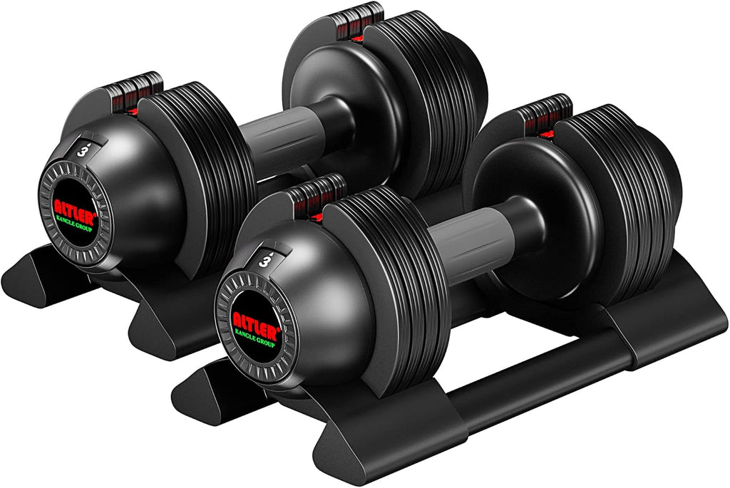 Adjustable Dumbbell Set 22lbs pair adjustable dumbbell- Perfect for Strength Training and Fitness Workouts