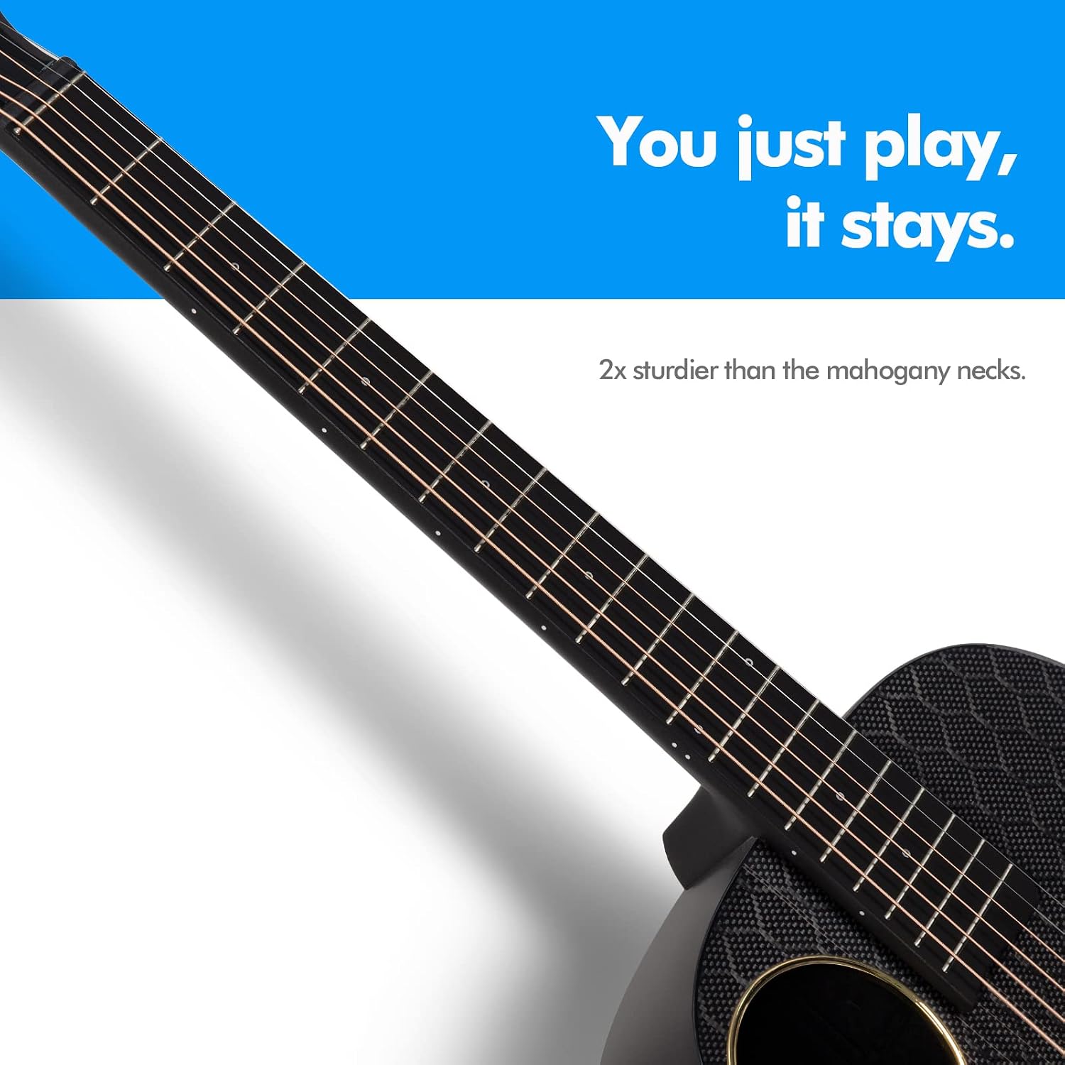 Enya X4 PRO MINI Carbon Fiber Acoustic Electric Guitar 36' 3/4 Size Guitar with Built-in Effects & Tuner, Smart Travel Guitar for Beginners & Performers, Portable Mini Guitar Bundle