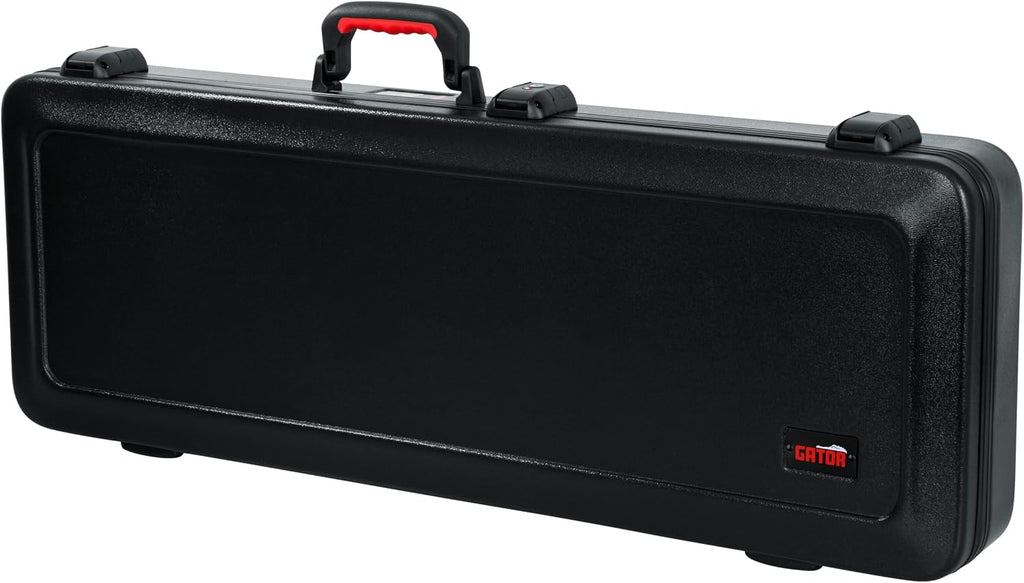 Gator Cases Molded Flight Case for Strat/Tele Style Electric Guitars with TSA Approved Locking Latch, (GTSA-GTRELEC)