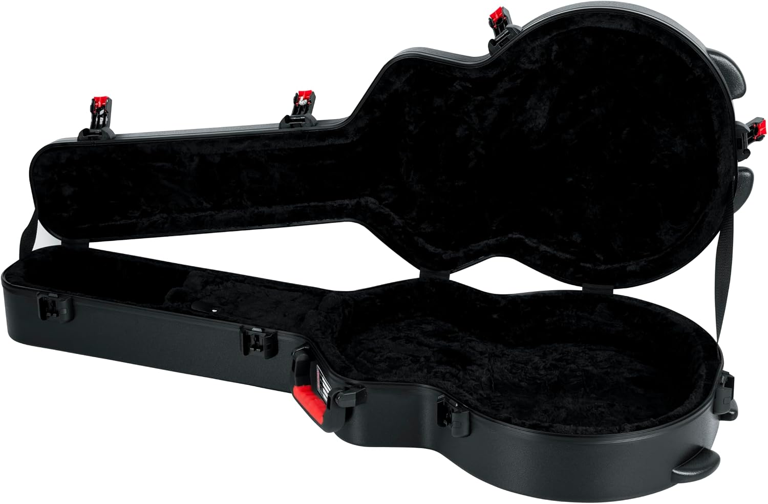 Gator Cases Molded Flight Case for 335 Semi-Hollow Electric Guitars with TSA Approved Locking Latch, (GTSA-GTR335)
