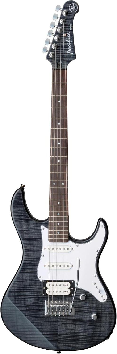 Yamaha Pacifica Series PAC212VFM Electric Guitar, Translucent Black