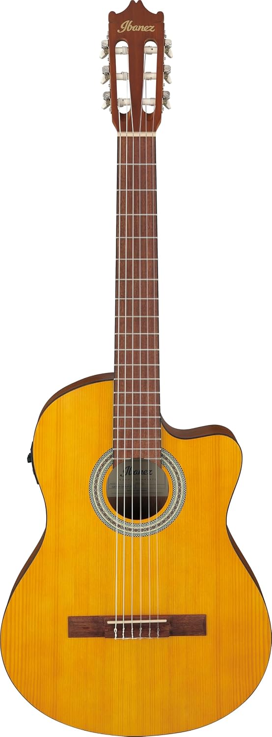 Ibanez GA3ECE Nylon-string Acoustic-electric Guitar - Open Pore Amber