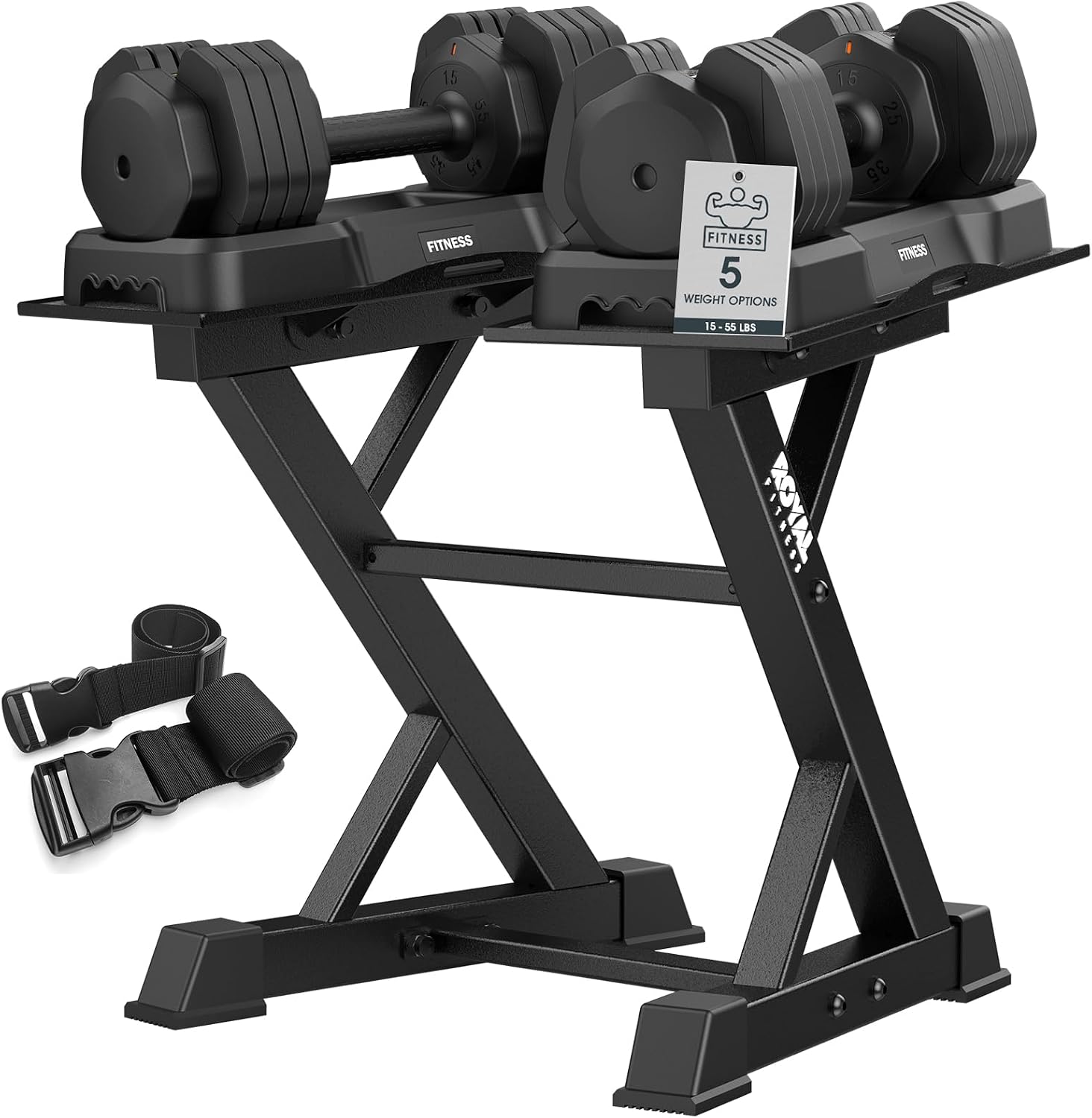 Adjustable Dumbbell Rack Weight Rack Heavy Duty, Home Gym Dumbbell Storage Stand Holder