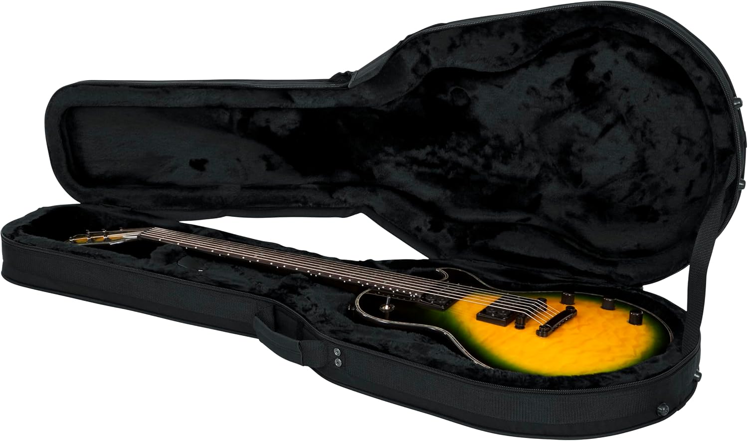 Gator Cases Lightweight Polyfoam Guitar Case For Les Paul Single Cut Away Electric Guitars (GL-LPS)