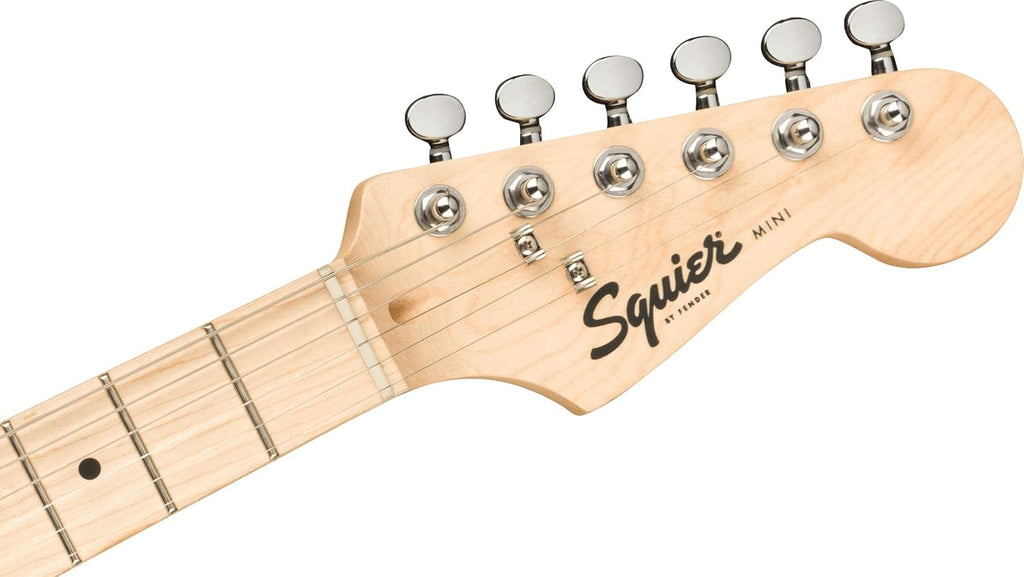 Squier Mini Jazzmaster Electric Guitar, with 2-Year Warranty, Surf Green, Maple Fingerboard