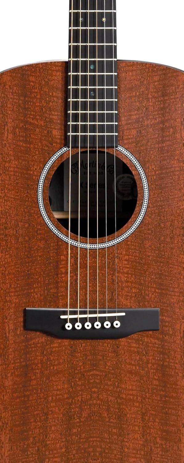 Martin D-X1E Mahogany Acoustic-electric Guitar - Figured Mahogany