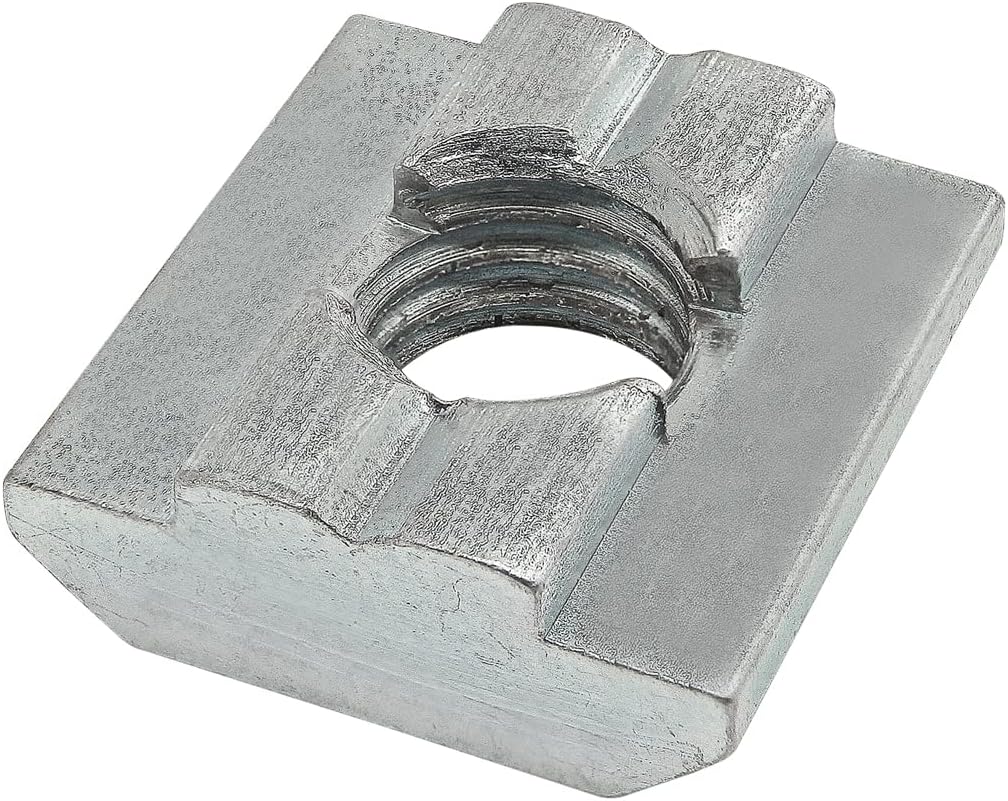 13025, 15 30 40 Series M8 x 1.25 Self Aligning Slide in T-Nut Steel (500 Pack)