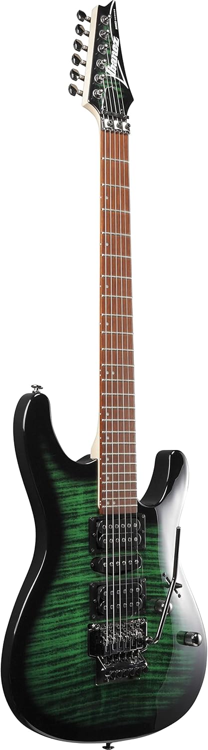 Ibanez Kiko Loureiro Signature KIKOSP3 Electric Guitar - Trans Emerald Burst