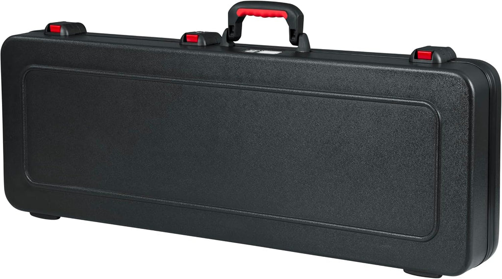 Gator Cases Molded Flight Case for Electric Guitar with Internal LED Lighting and TSA Approved Locking Latch, (GTSA-GTRELEC-LED)