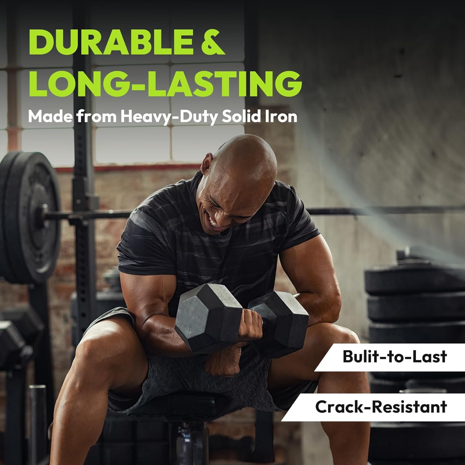 Hex Dumbbell Sets with Rack, 90-640 lb Rubber Encased Exercise & Fitness Dumbbells Set, Hand Weight for Strength Training, Weight Dumbbells