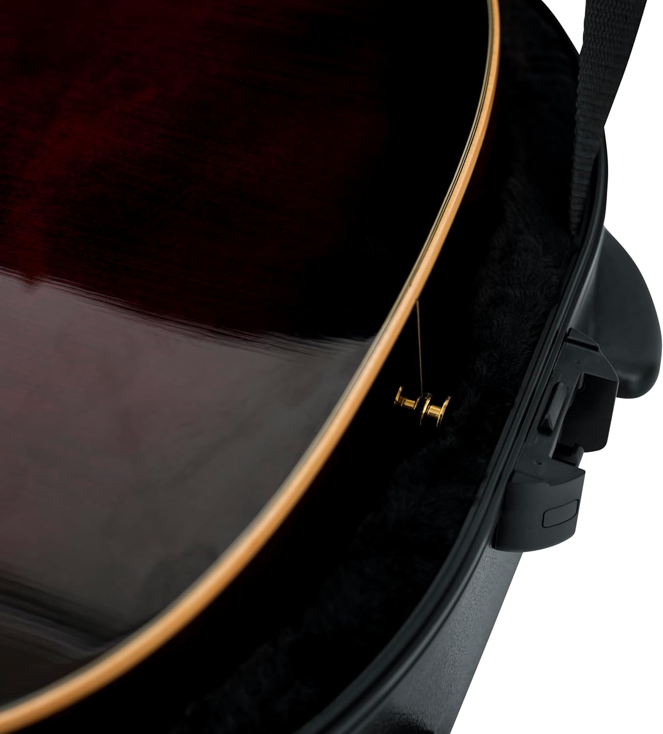 Gator Cases Molded Flight Case For Acoustic Dreadnought Guitars With TSA Approved Locking Latches, (GTSA-GTRDREAD)
